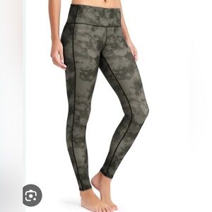 ATHLETA HIGH RISE CHATURANGA TIGHT, NWT, Size Small, Jasper Green